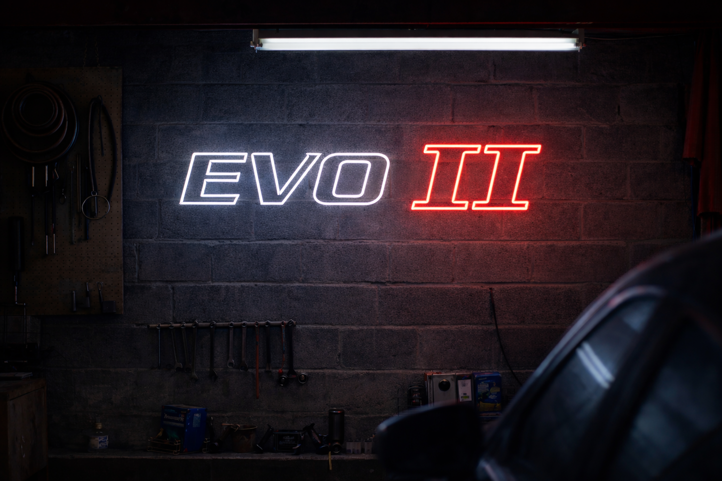 Lancer Evo II Inspired LED Neon Sign