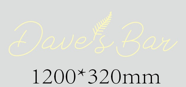 Custom Design- Dave’s Bar