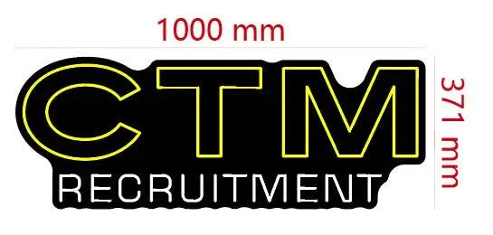 Custom design- CTM Recruitment Neon Lanes
