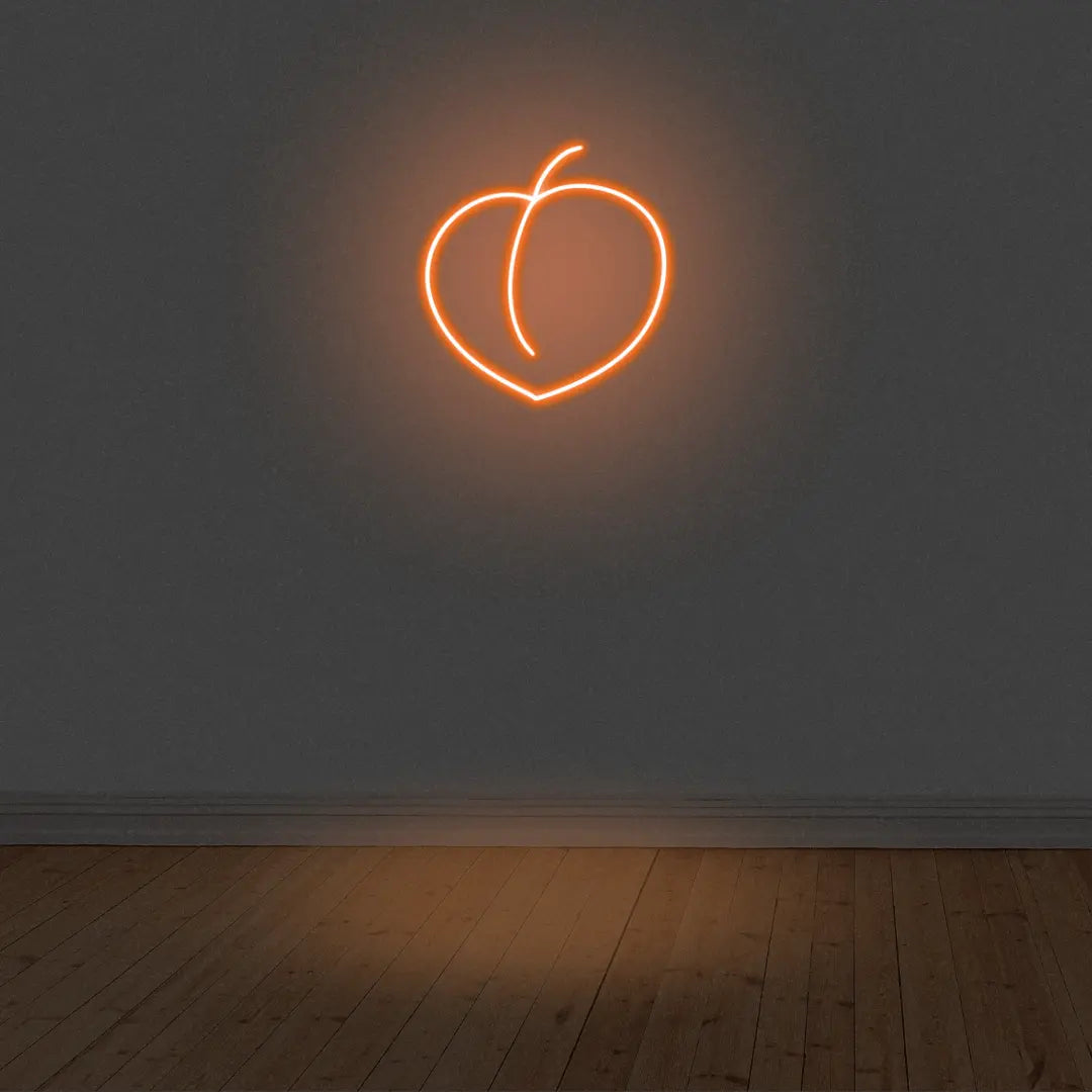 Peach LED Neon Light Sign - Neon Lanes