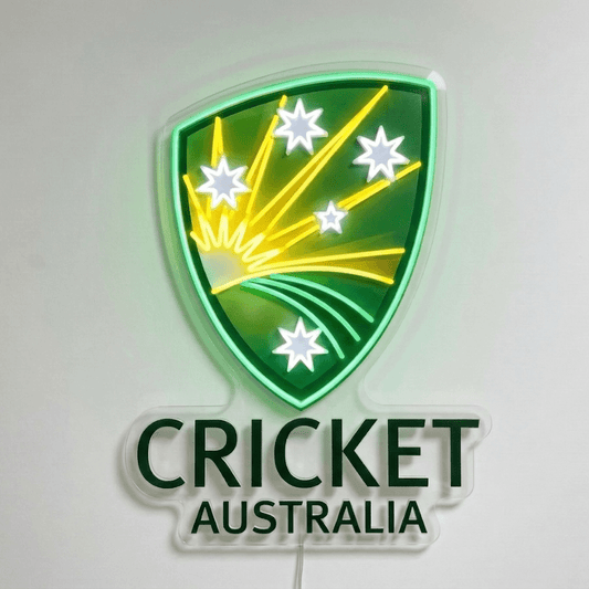 Australia Cricket Inspired LED Neon Sign - Neon Lanes