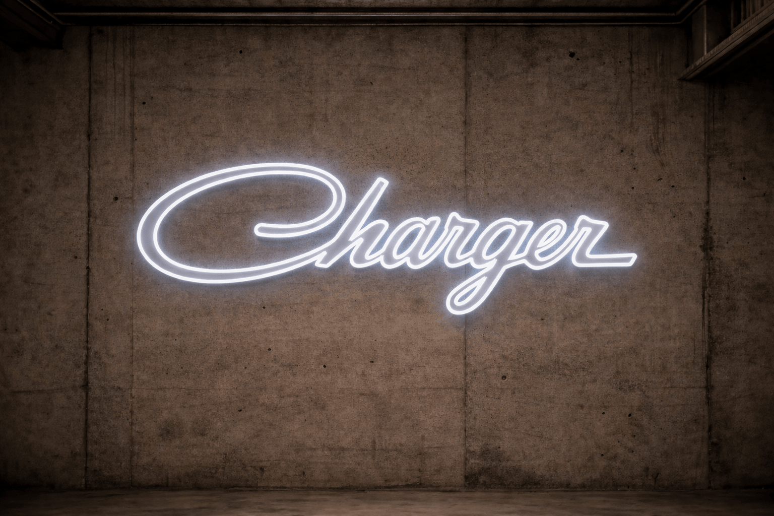 Chrysler Charger Style LED Neon Sign - Neon Lanes