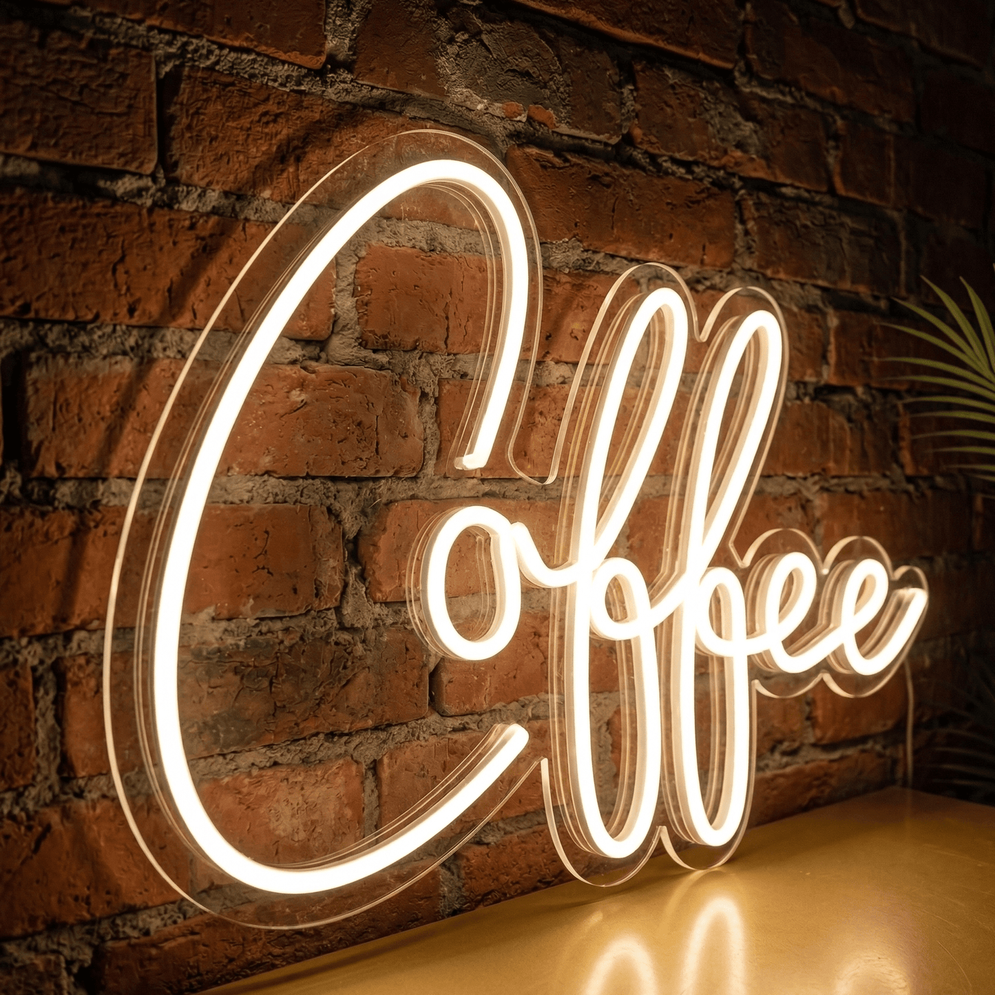Coffee Script LED Neon Sign - Cafe and Home Kitchen Sign - Neon Lanes
