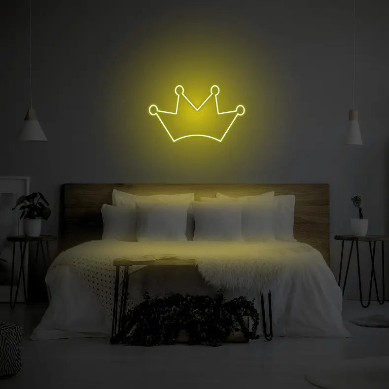 Crown LED Neon Light Sign - Neon Lanes