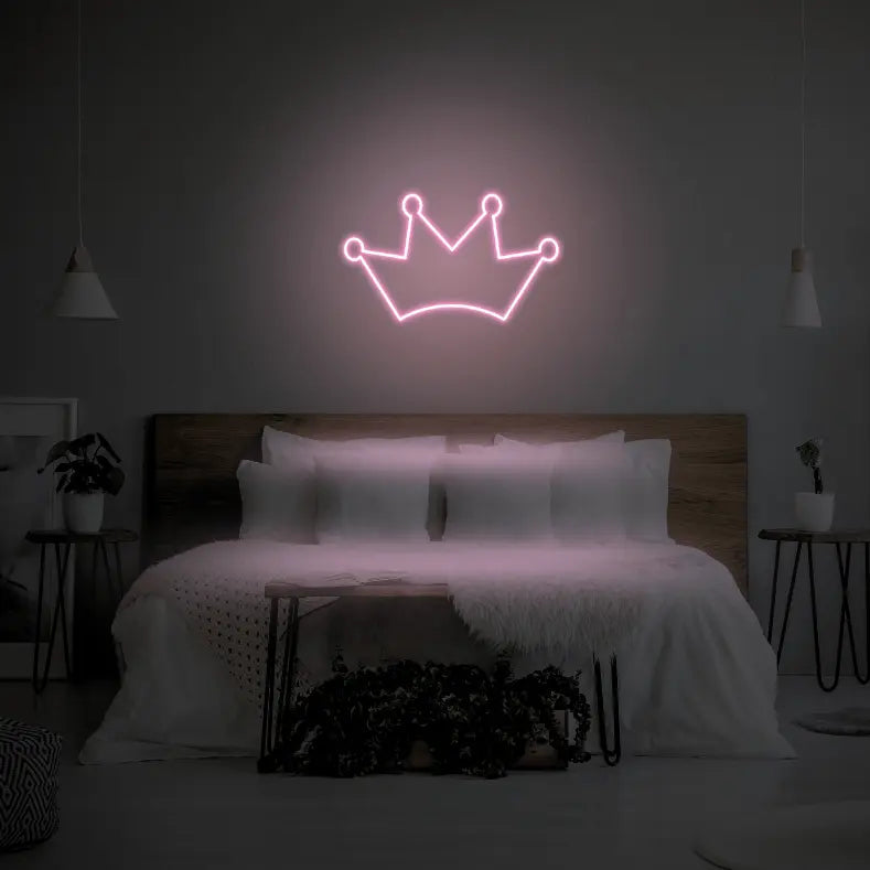 Crown LED Neon Light Sign - Neon Lanes