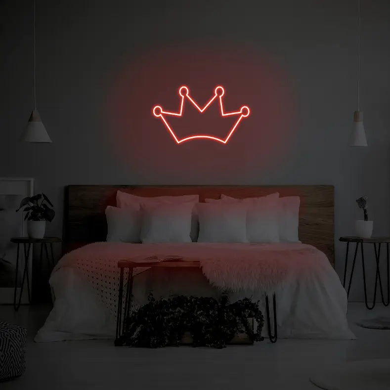 Crown LED Neon Light Sign - Neon Lanes