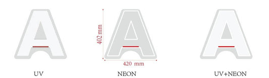 Custom Design: A x 2 - Neon Lanes