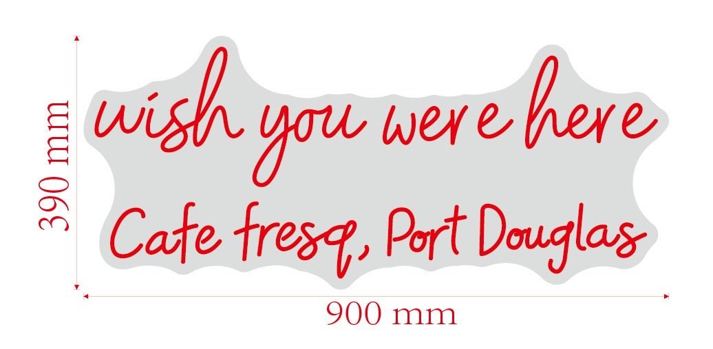 Custom Design: Cafe Fresq - Neon Lanes