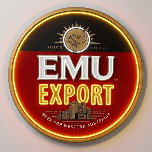 Emu Export Inspired LED Neon Sign - Neon Lanes