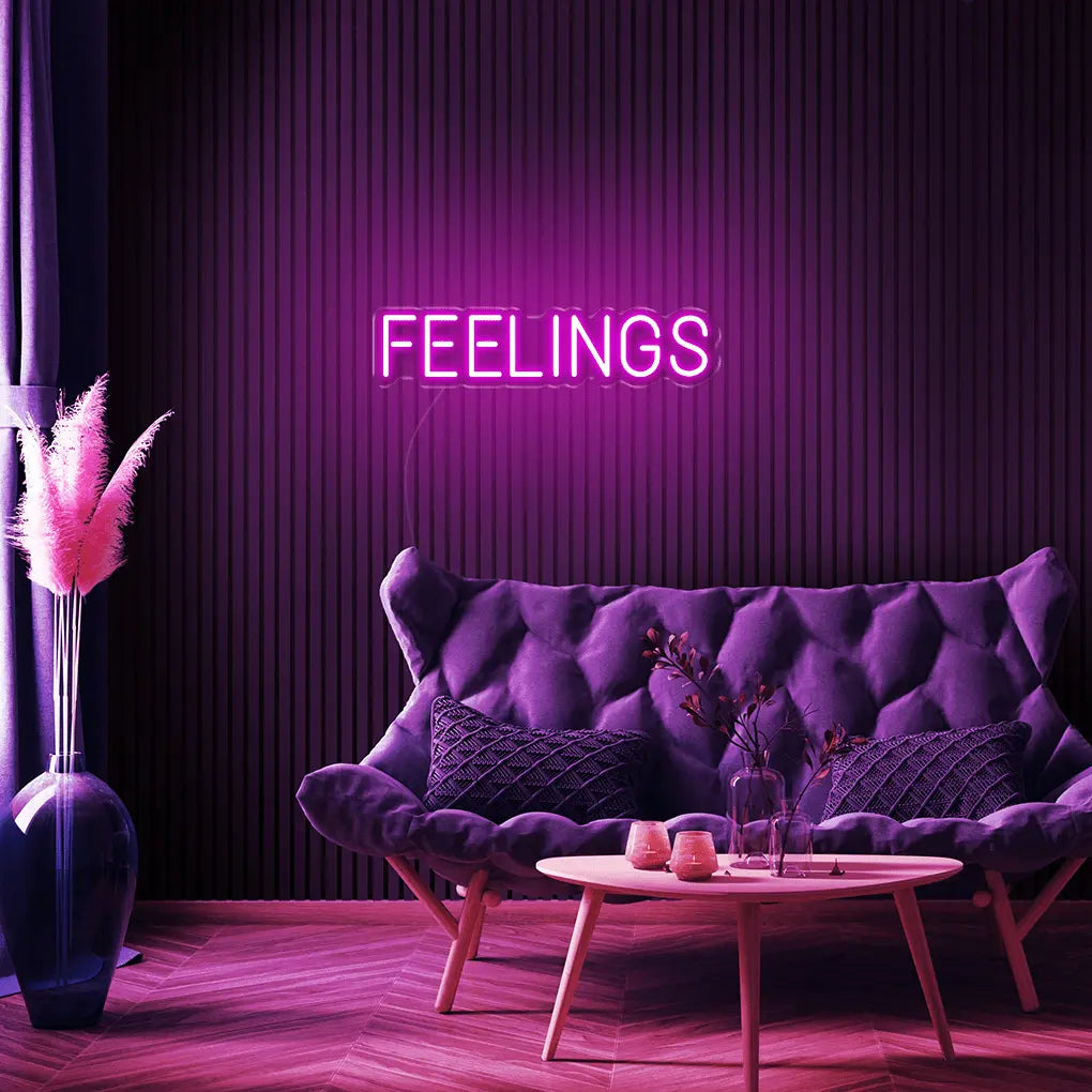 Feelings Neon Sign - Neon Lanes