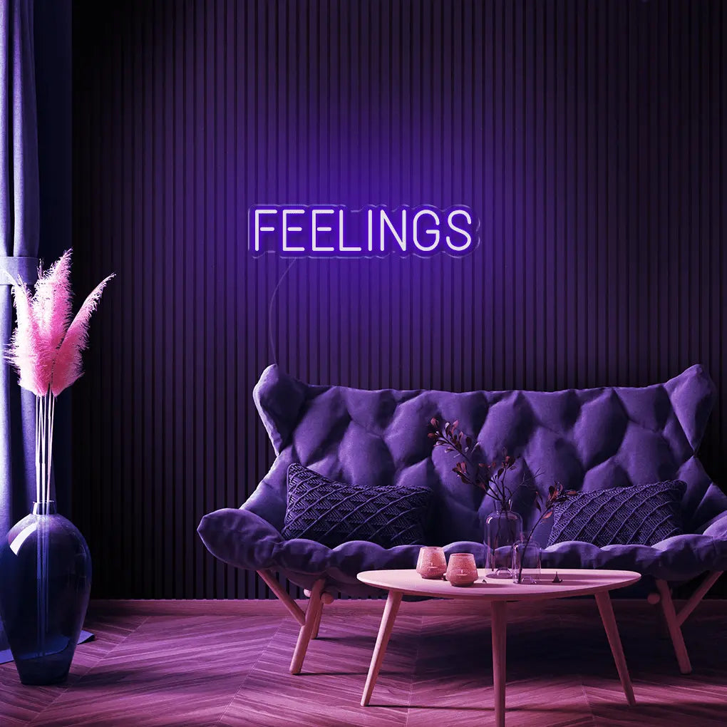 Feelings Neon Sign - Neon Lanes