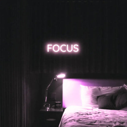 Focus LED Neon Light Sign - Neon Lanes