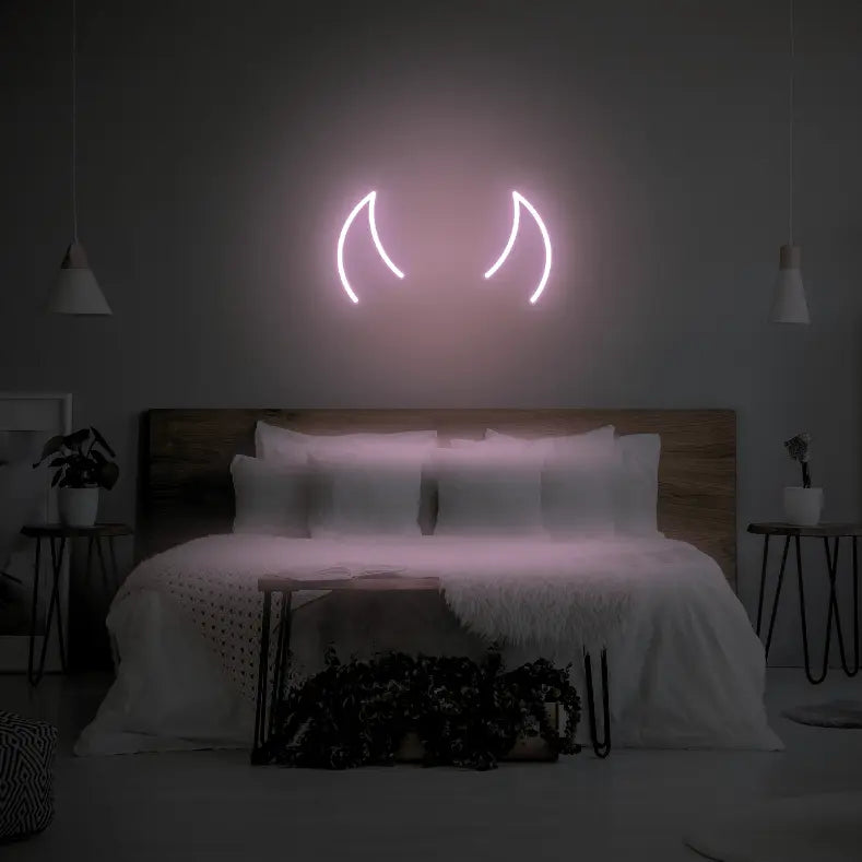 Horns LED Neon Light Sign - Neon Lanes