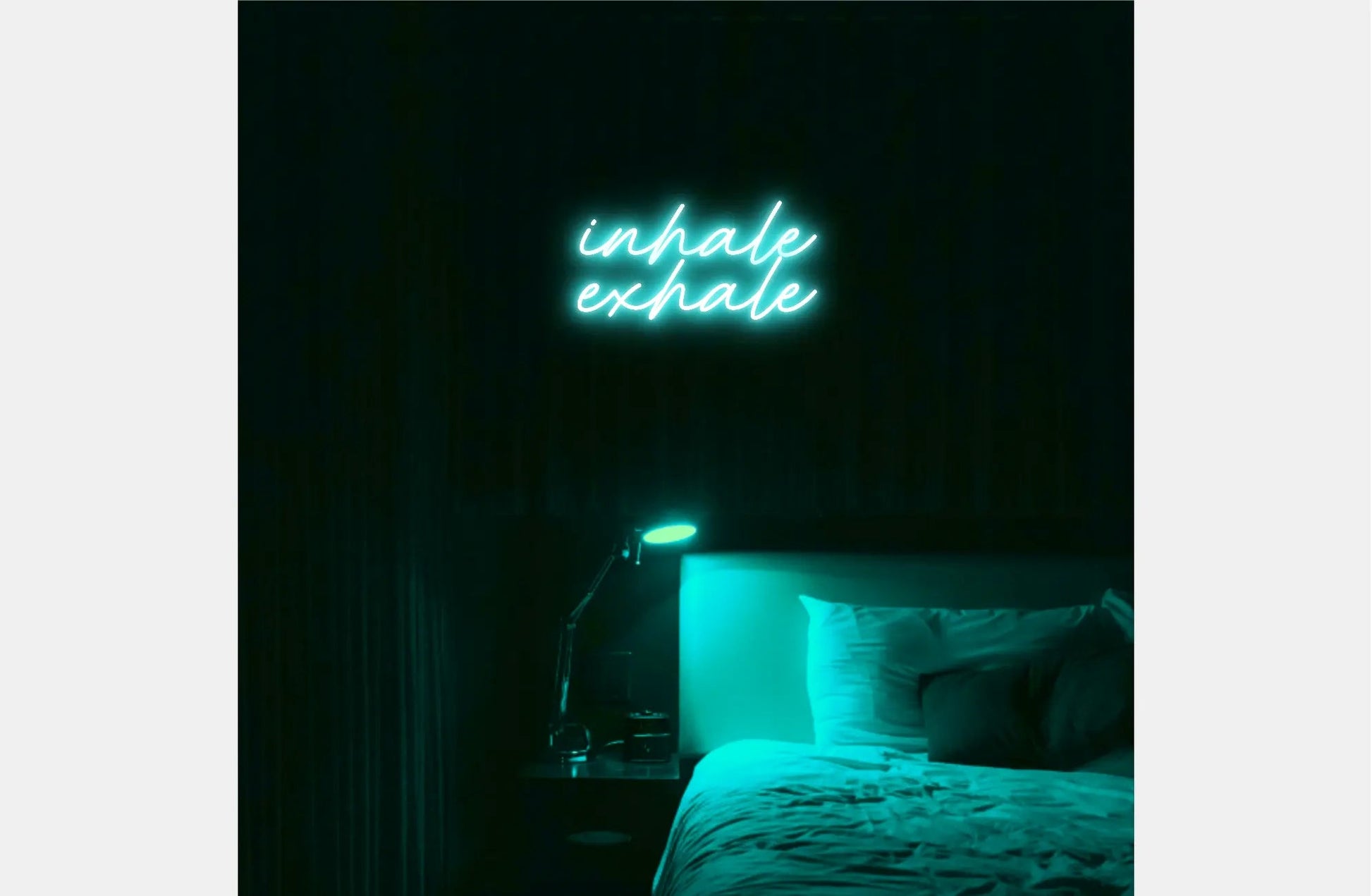 Inhale Exhale LED Neon Light Sign - Neon Lanes