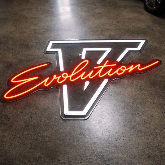 Lancer Evolution V Inspired LED Neon Sign - Neon Lanes