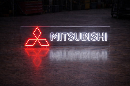 Mitsubishi Inspired LED Neon Sign - Neon Lanes