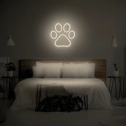 Paw LED Neon Light Sign - Neon Lanes