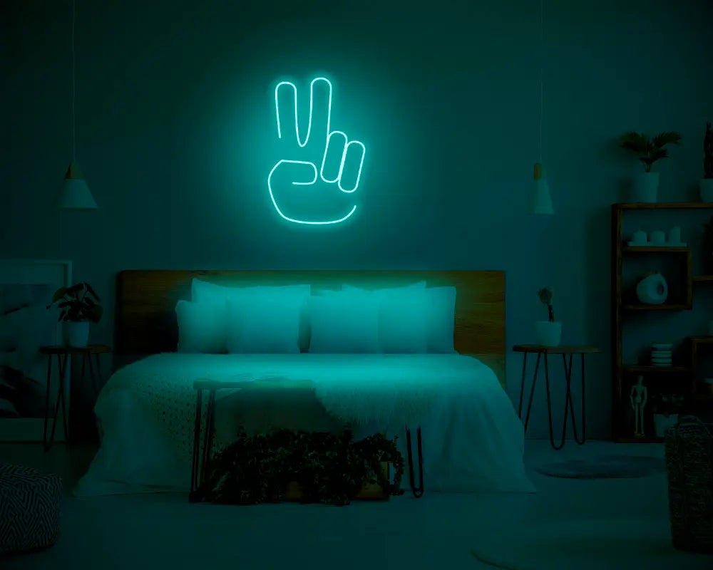 Peace LED Neon Light Sign - Neon Lanes