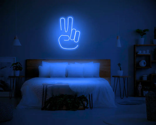 Peace LED Neon Light Sign - Neon Lanes