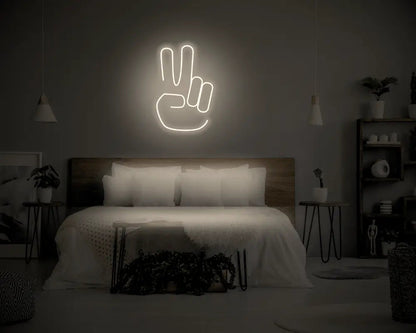 Peace LED Neon Light Sign - Neon Lanes