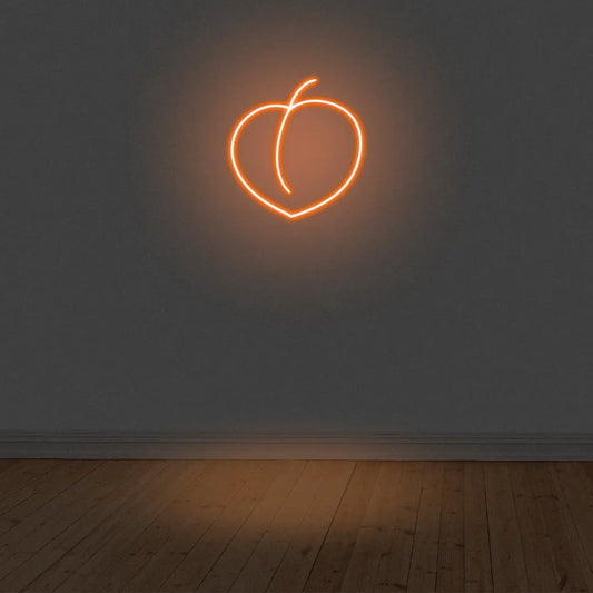 Peach LED Neon Light Sign - Neon Lanes