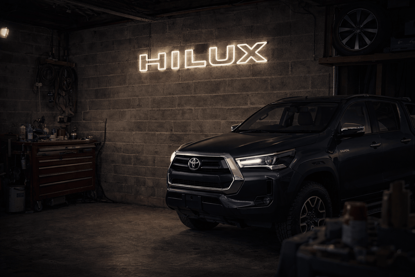 Toyota Hilux Inspired LED Neon Sign Australia - Neon Lanes